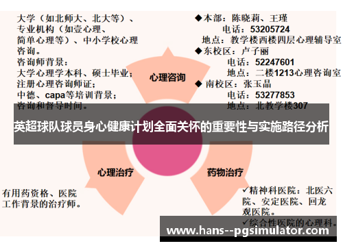 英超球队球员身心健康计划全面关怀的重要性与实施路径分析